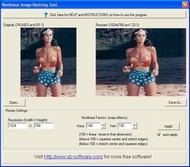 Nonlinear Image Resizing Tool screenshot